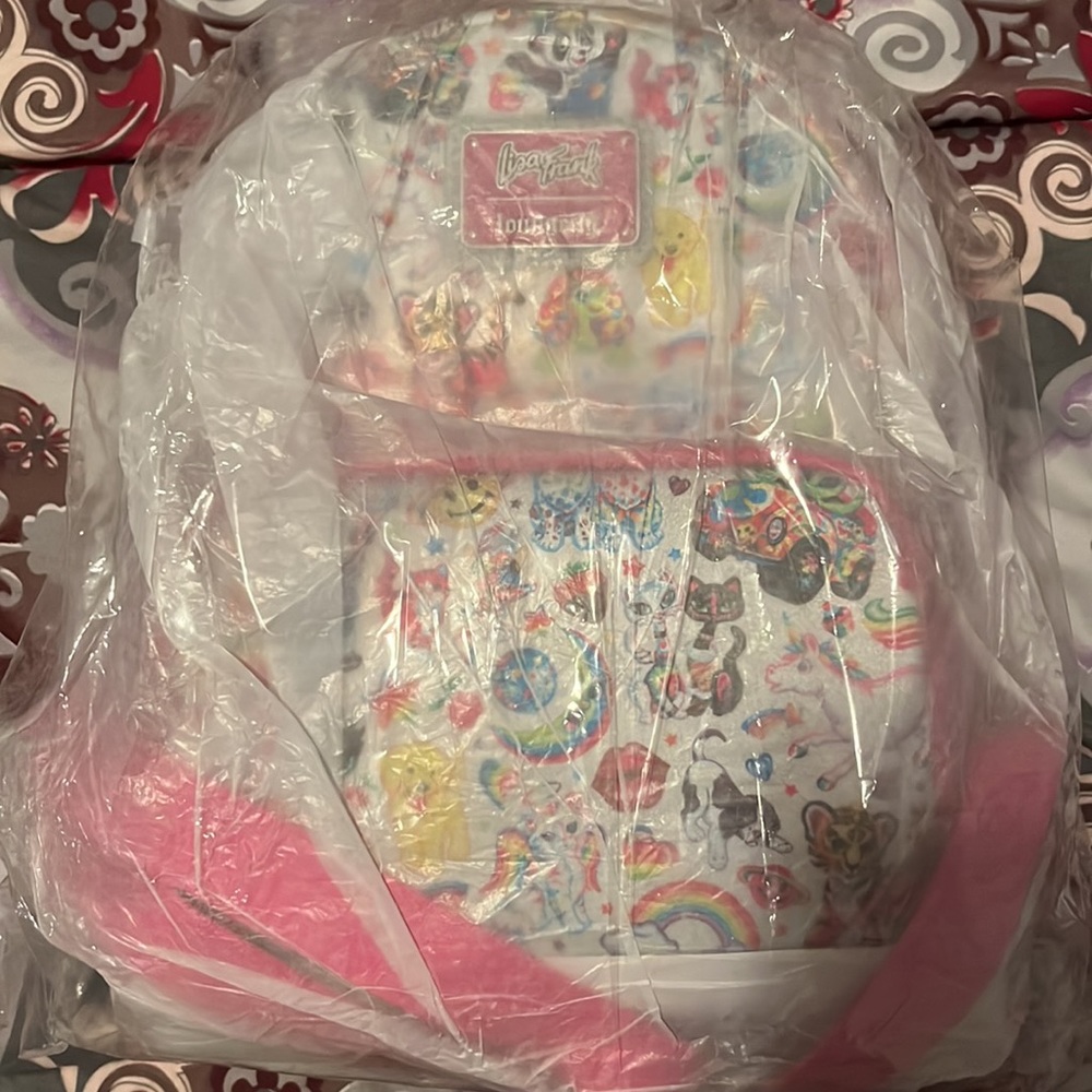 NWT Lisa Frank Loungefly Mini Backpack